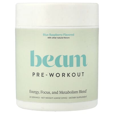 Pre-Workout, Blue Raspberry, 6.84 oz (194 g)
