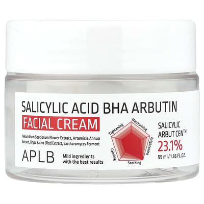 Крем для лица APLB Salicylic Acid BHA Arbutin, 1.86 fl oz (55 ml)