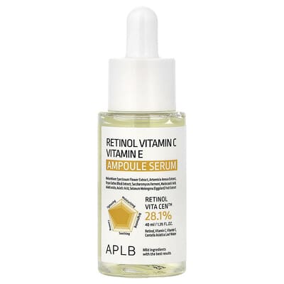 Retinol Vitamin C Vitamin E Ampoule Serum, 1.35 fl oz (40 ml)