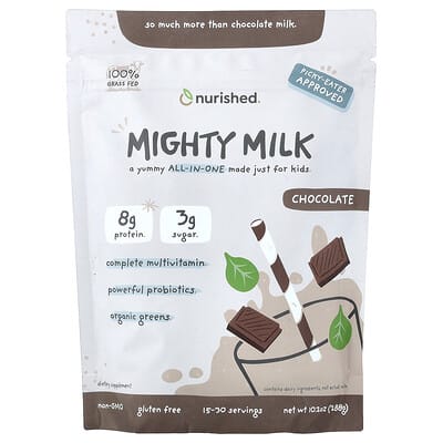 Детское питание Mighty Milk, шоколад, 10.2 oz (288 g)