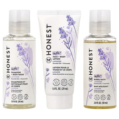 Набор The Honest Company Babe's Mini Must-Haves, Lavender, 4 Piece Set