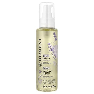 Calm Body Oil, Lavender, 4 fl oz (118 ml)