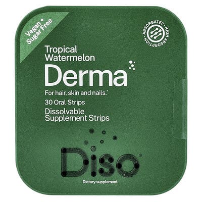 Oral Strips Diso Derma, Tropical Watermelon, 30 шт