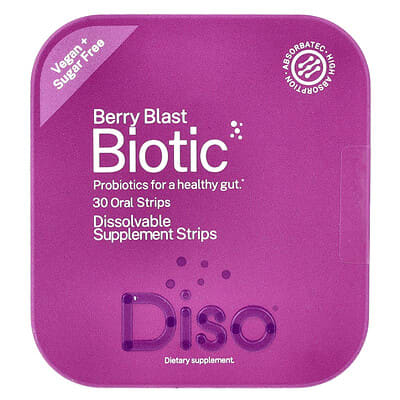 Biotic, Berry Blast, 30 оральных полосок
