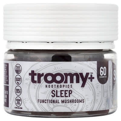 Жевательные витамины Troomy Nootropics Sleep, черная малина, 60 шт