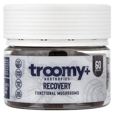 Troomy Nootropics мармеладные витамины Recovery Functional Mushrooms, Harvest Berry Acai, 60 Gummies