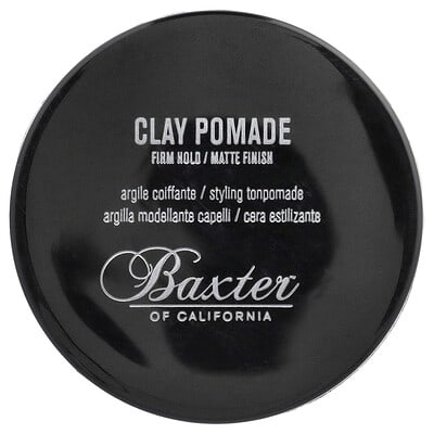 Clay Pomade, Firm Hold, Matte Finish, 2 oz (60 ml)