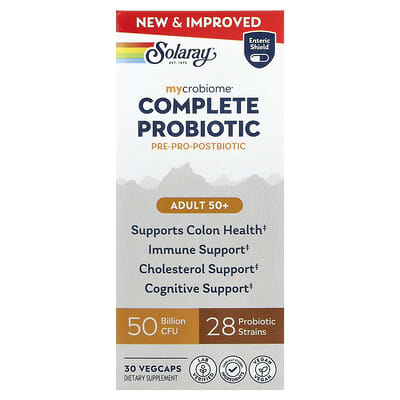 Пробиотик Mycrobiome®, Complete Probiotic, Adult 50+, 30 VegCaps