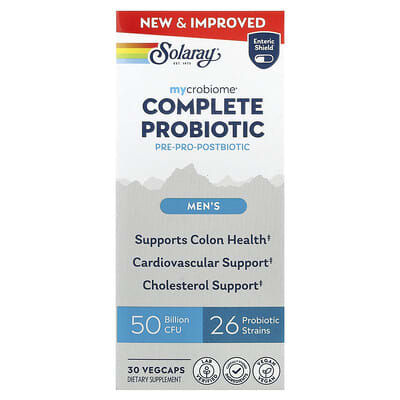 Mycrobiome®, Complete Probiotic, Мужской, 30 VegCaps