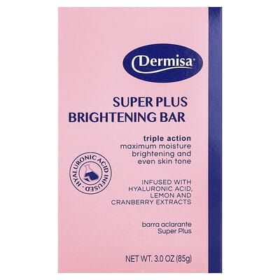 Осветляющее кусковое мыло Super Plus Brightening Bar Soap, 3 oz (85 g)