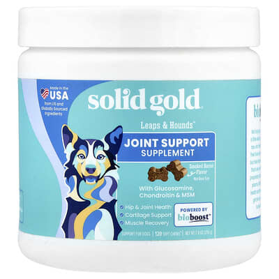 Leaps & Hounds™, Joint Support Supplement, For Dogs, Smoked Bacon, 120 Soft Chews, 7.6 oz (216 g)