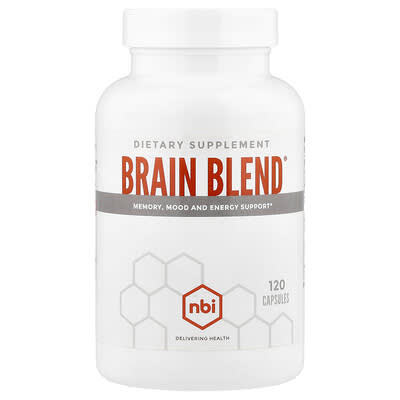 Добавка NBI Brain Blend®, 120 капсул