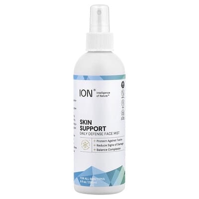 Мист для лица ION Intelligence of Nature Skin Support, Daily Defense, For All Skin Types, 8 fl oz (236 ml)