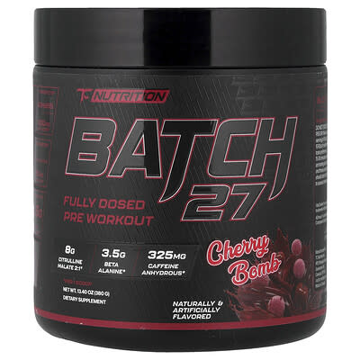 Предтренировочный комплекс Batch 27 Cherry Bomb 13.4 oz (380 g)
