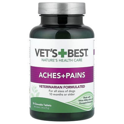 Aches + Pains, For Dogs, All Sizes, 10 Months+, 50 Chewable Tablets, 2.64 oz (75 g)
