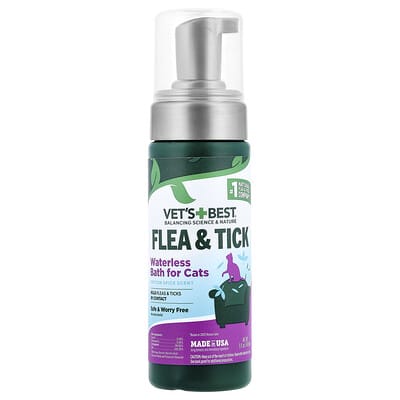 Средство для безводного купания кошек без воды, Cotton Spice, 5 fl oz (147 ml)