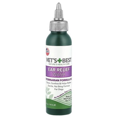 Vet's Best средство для очистки ушей собак, 4 fl oz (118 ml)