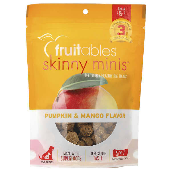 Лакомство для собак Skinny Minis®, мягкое, Pumpkin & Mango, 5 oz (141 g)