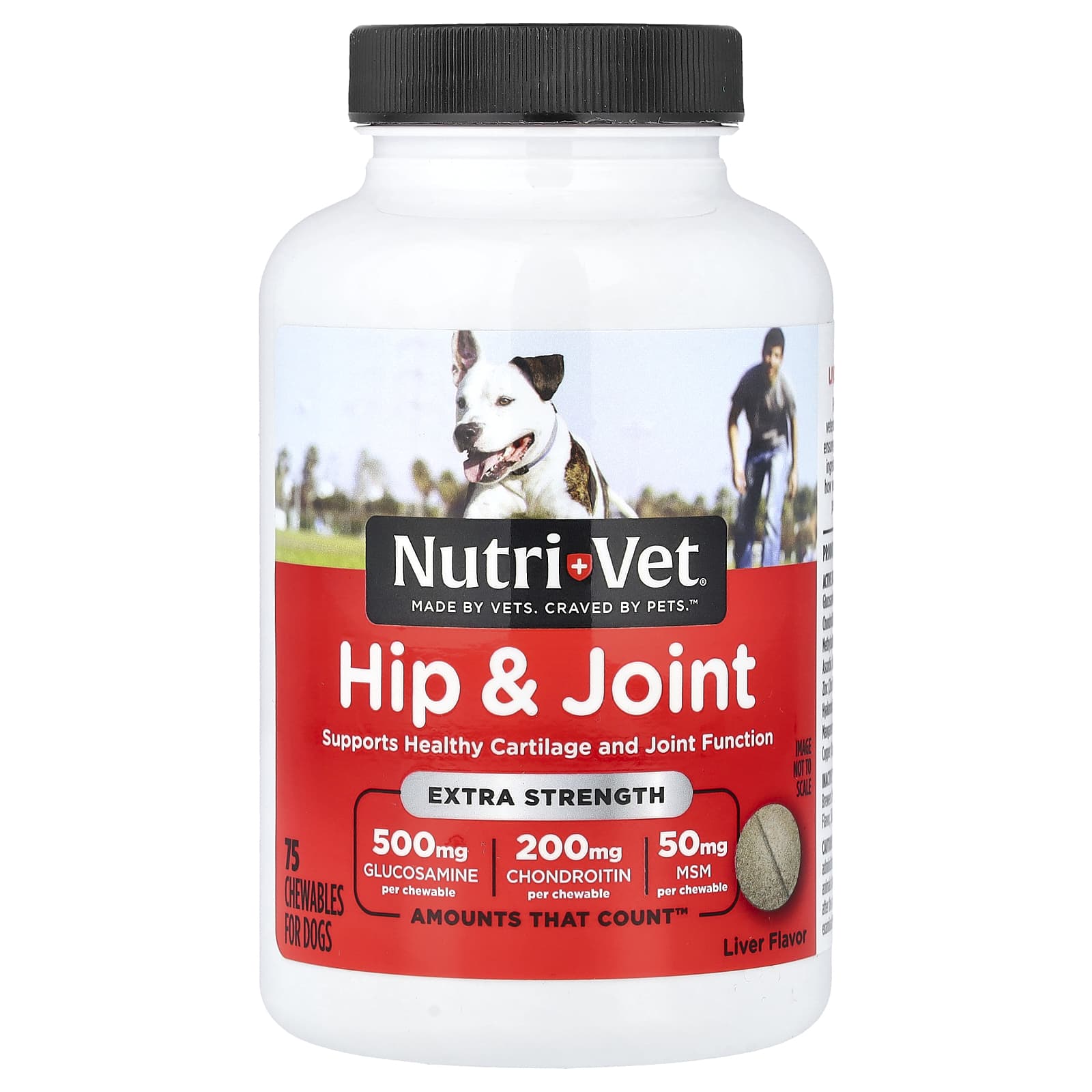 Hip & Joint, For Dogs, Liver, 75 Chewables