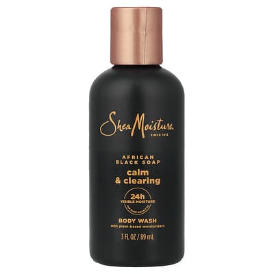 Очищающий гель для душа Calm & Clearing, африканское черное мыло, 3 fl oz (89 ml)