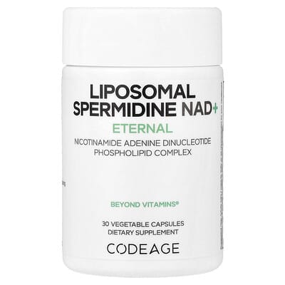 Липосомальный Spermidine NAD+, 30 растительных капсул