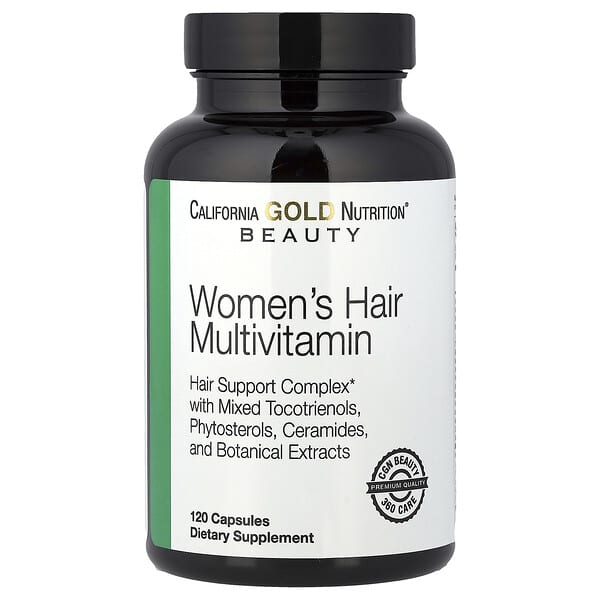 Мультивитамины для женщин California Gold Nutrition Beauty, 120 Capsules