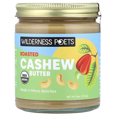 Organic Roasted Cashew Butter, 8 oz (227 g)