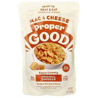 Ready to Heat & Eat, Mac & Cheese, Original Cheddar, 10 oz (283 g)