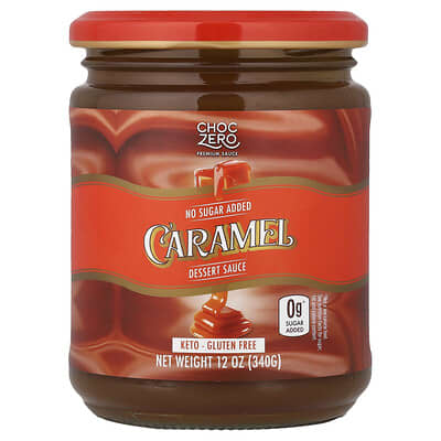 Соус для десертов ChocZero Caramel, 12 oz (340 g)
