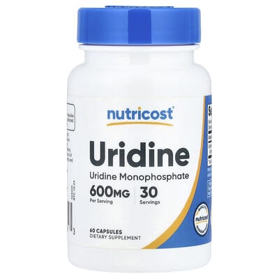 Uridine, 60 капсул (300 mg на капсулу)