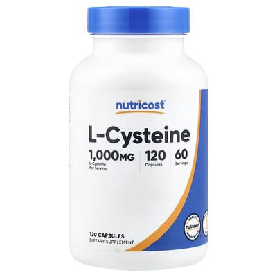 L-Cysteine, 120 капсул (500 mg per Capsule)