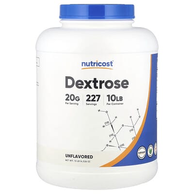Nutricost Dextrose без вкуса 10 lb (4,536 g)