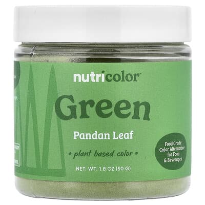 Nutricolor™, Green Pandan Leaf, 1.8 oz (50 g)