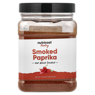 Копченая паприка Nutricost Pantry Smoked Oak Wood 454 g