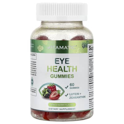 Желейные витамины Vitamatic Eye Health, Mixed Berry, 60 шт