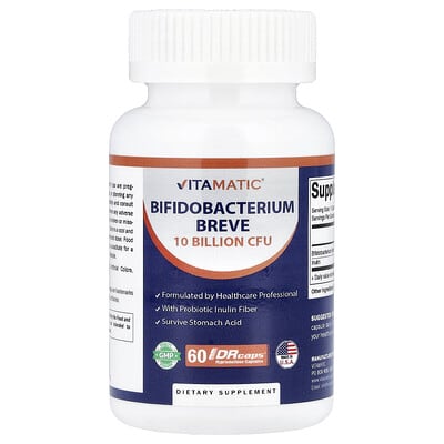 Bifidobacterium Breve, 60 DrCaps® Hypromellose капсул