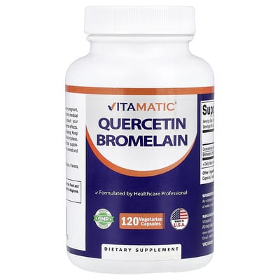 Quercetin Bromelain, 120 вегетарианских капсул
