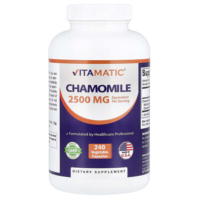 Chamomile, 2,500 mg, 240 растительных капсул