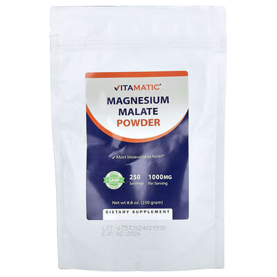 Порошок Vitamatic Magnesium Malate, 8.8 oz (250 g)