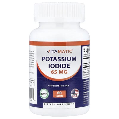 Vitamatic Йодид калия, 60 таблеток (32.5 mg на таблетку)