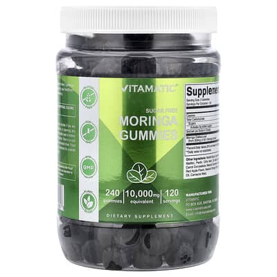 Vitamatic Moringa жевательные конфеты без сахара 240 шт (5,000 mg на конфету)