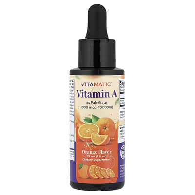 Vitamin A as Palmitate, Orange, 2 fl oz ( 59 ml)
