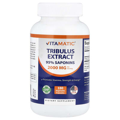 Экстракт Tribulus Extract, 180 Vegetable Capsules (666 mg per Capsule)