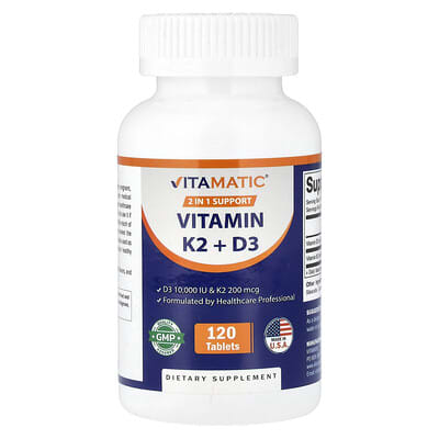 Vitamin K2 + D3, 120 таблеток