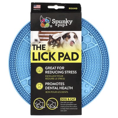 The Lick Pad, для собак и кошек, круглый, 1 шт.