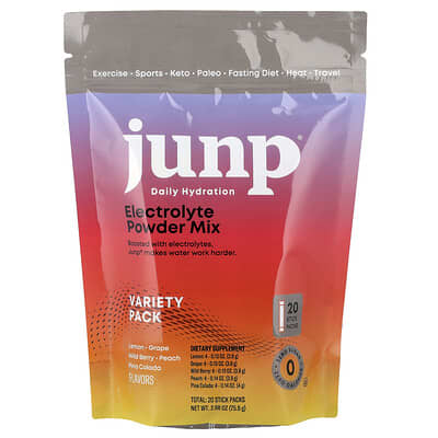 Электролитный порошок JUNP Hydration Variety Pack 20 Stick Packs 2.68 oz