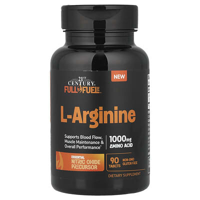 Full Fuel 365™, L-Arginine, 1,000 мг, 90 таблеток
