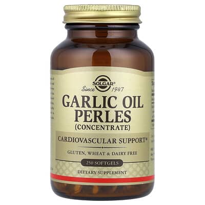 Garlic Oil Perles, Concentrate, 250 мягких капсул (1 mg на капсулу)