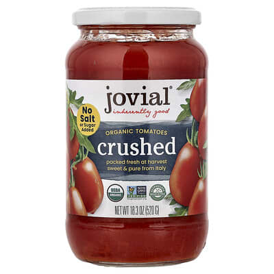 Organic Tomatoes, Crushed, 18.3 oz (520 g)
