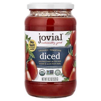 Organic Diced Tomatoes, 18.3 oz (520 g)
